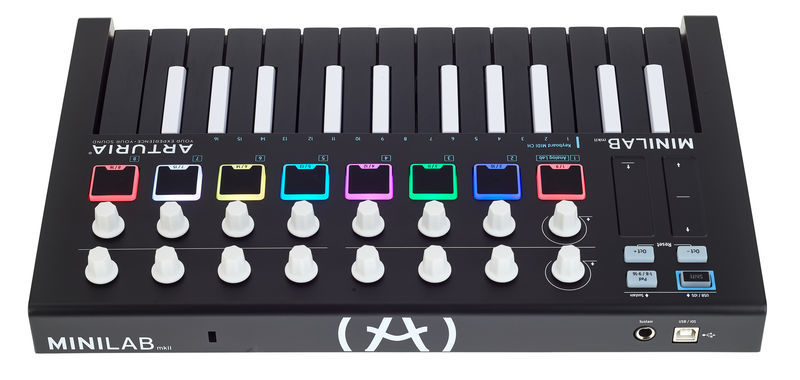 Music Production Equipment Arturia MiniLab MKII Inverted MIDI