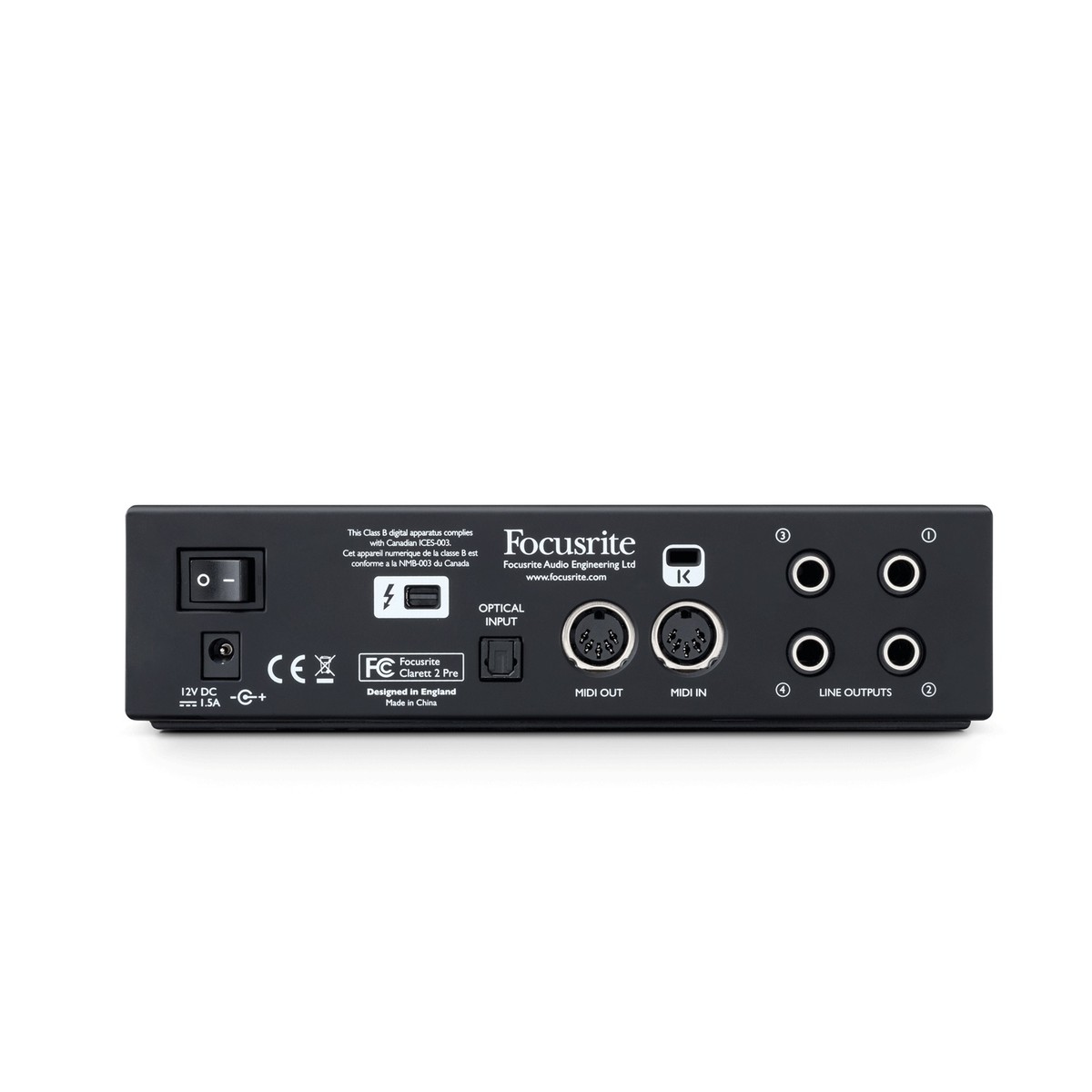 Focusrite Clarett 2 Pre Thunderbolt – Artist Systems