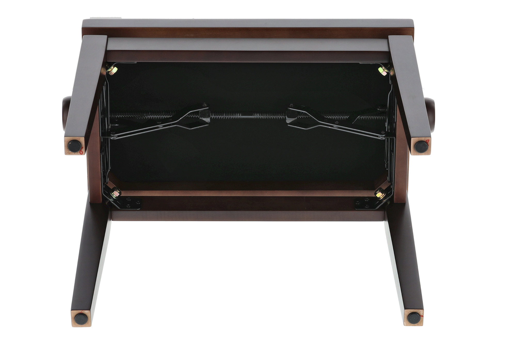 GEWA Piano bench Deluxe, solid wood, height adjustable, ivory high gloss