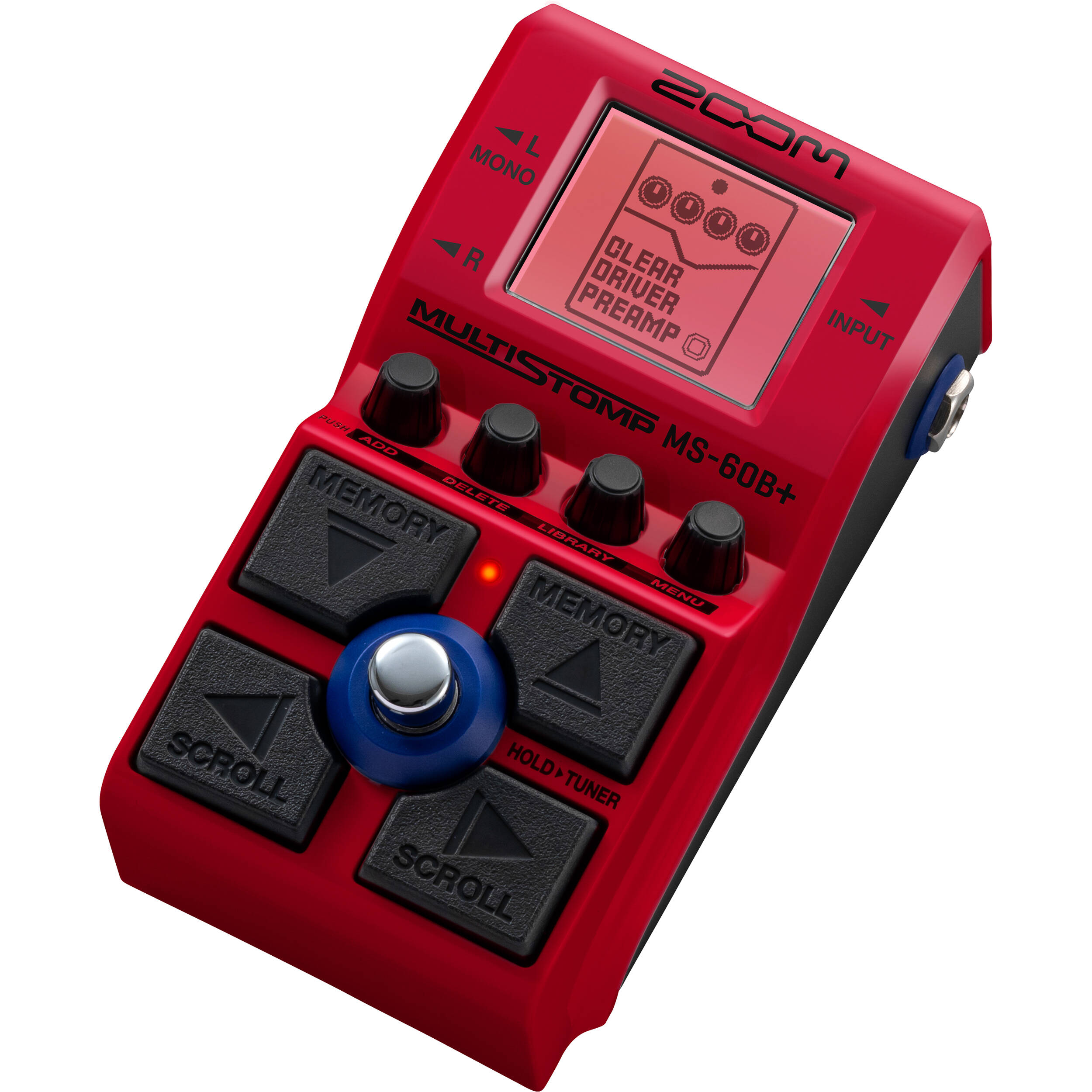 Zoom MS-60B+ | MultiStomp Bass Effects Pedal – Artist Systems